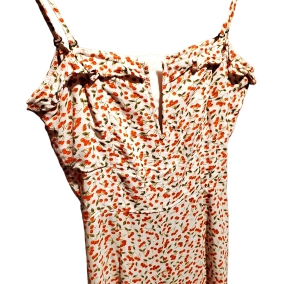 Women's Flynn Skye Parker Cherry Rayon Jumpsuit XS - Picture 3 of 14